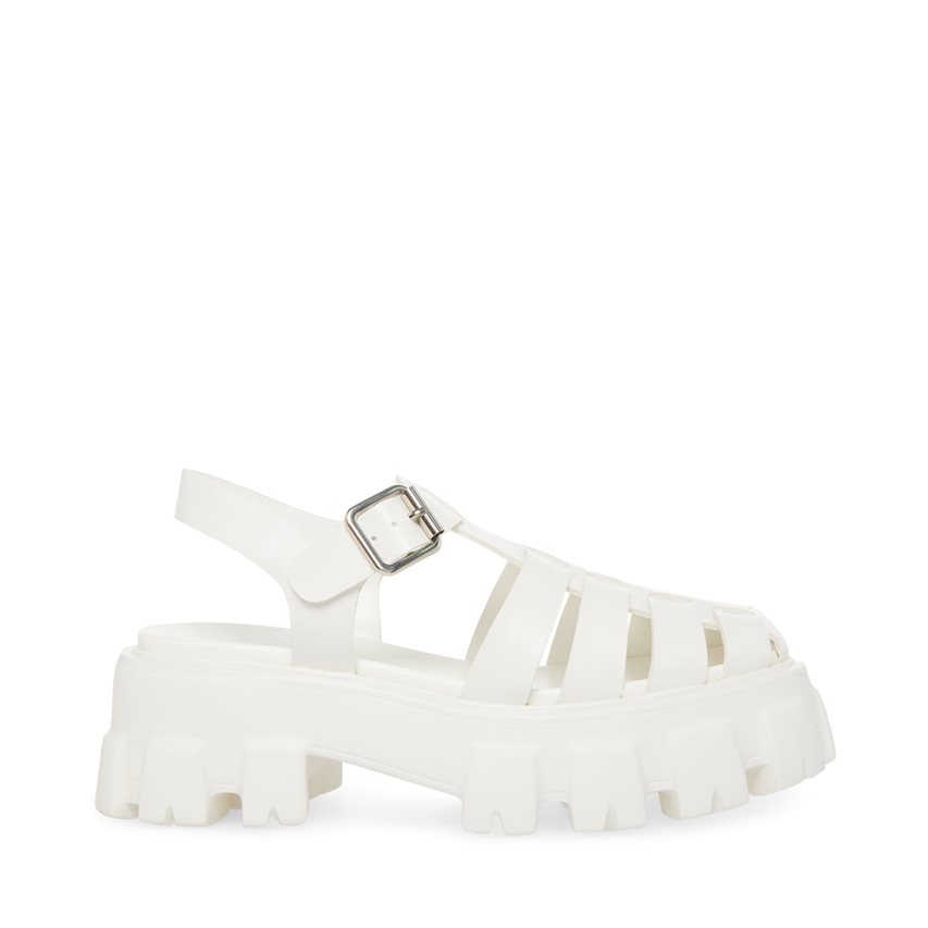 Sandalias de Plataforma Steve Madden Echo Mujer Blancas | ES QB6SE8